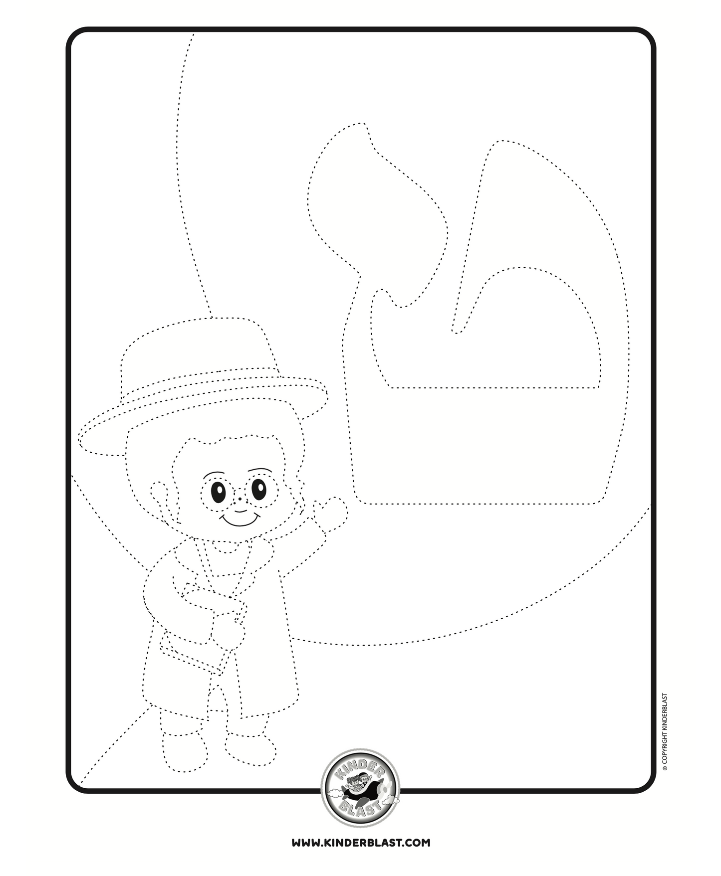 Trace N Color Coloring Book