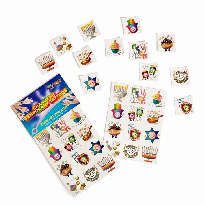 Temporary Tattoos Chanukah