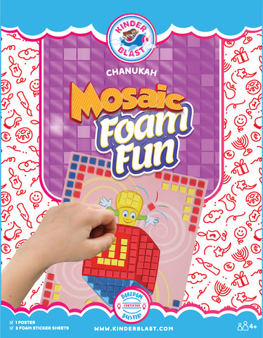Mosaic Foam Fun Chanukah Poster