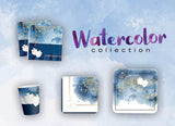 Chanukah "Watercolor"  7" Plates