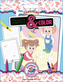 Trace N Color Coloring Book Chanukah