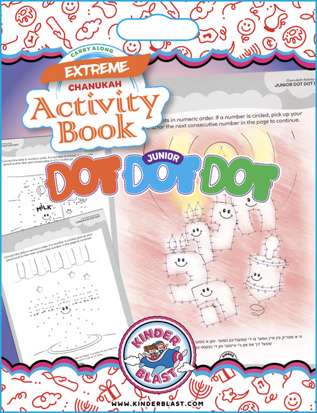 Connect the Dots Activity Book Chanukah – Kinderblast