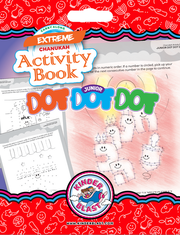 Connect the Dots Activity Book Chanukah