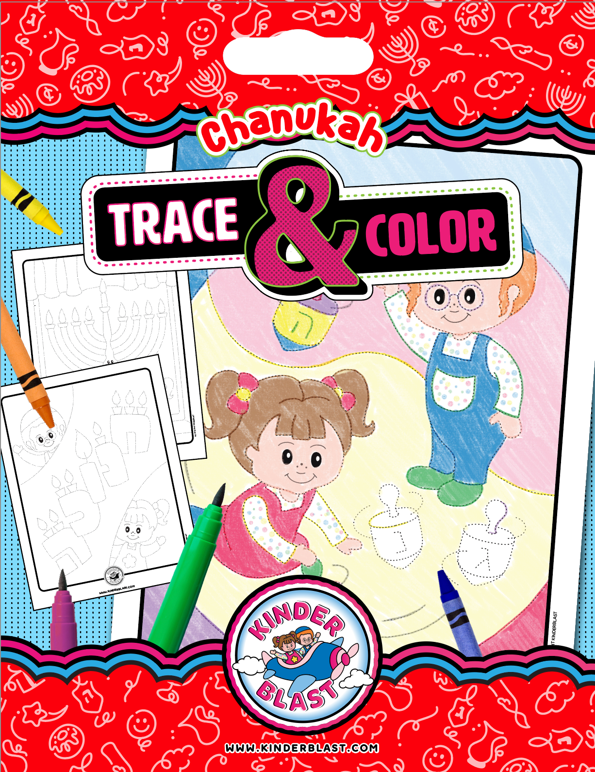Trace N Color Coloring Book