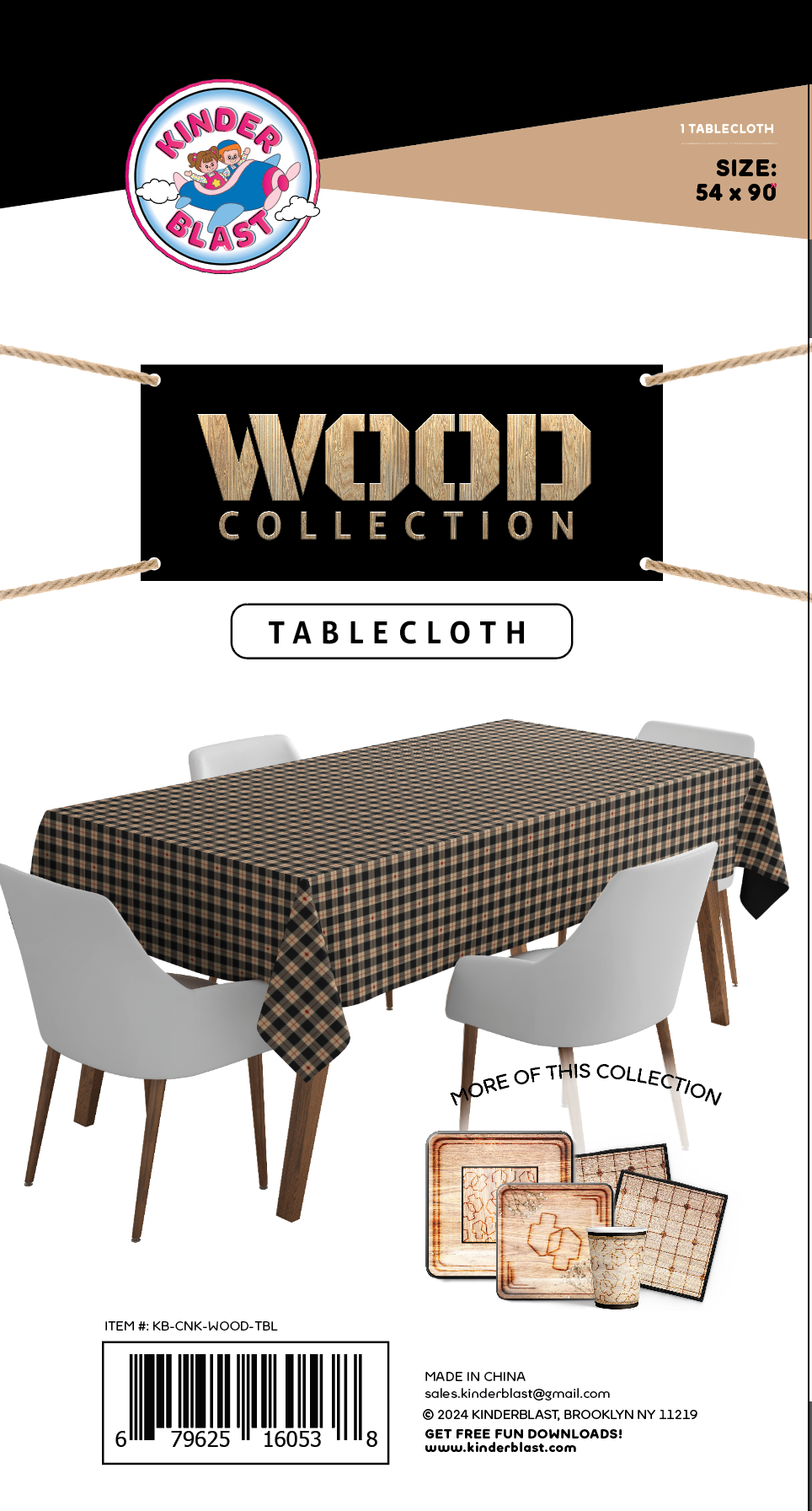 Wood Collection Tablecloth