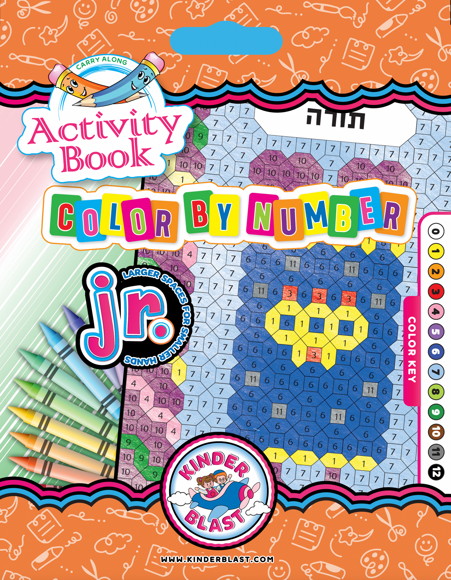 Color By Number JUNIOR Activity Book