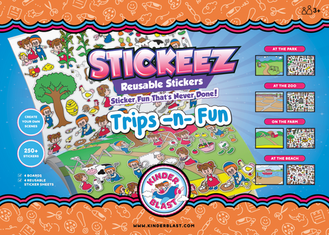 Stickeez Book Middos Menchies, Trips & Adventures