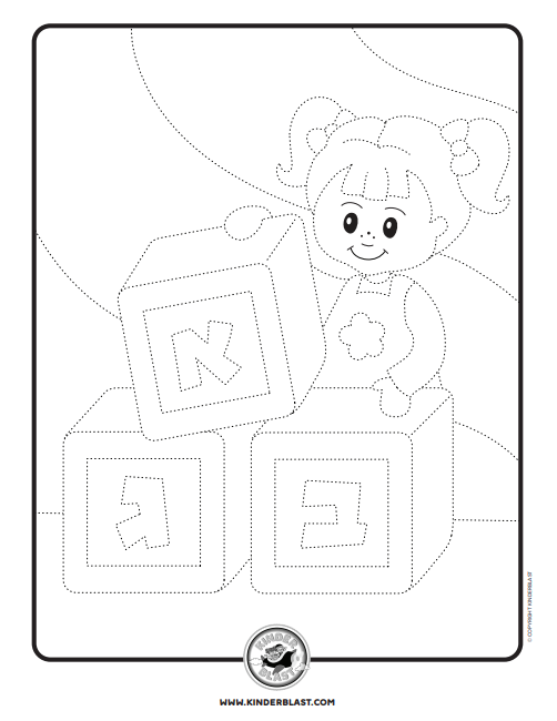 Trace N Color Coloring Book