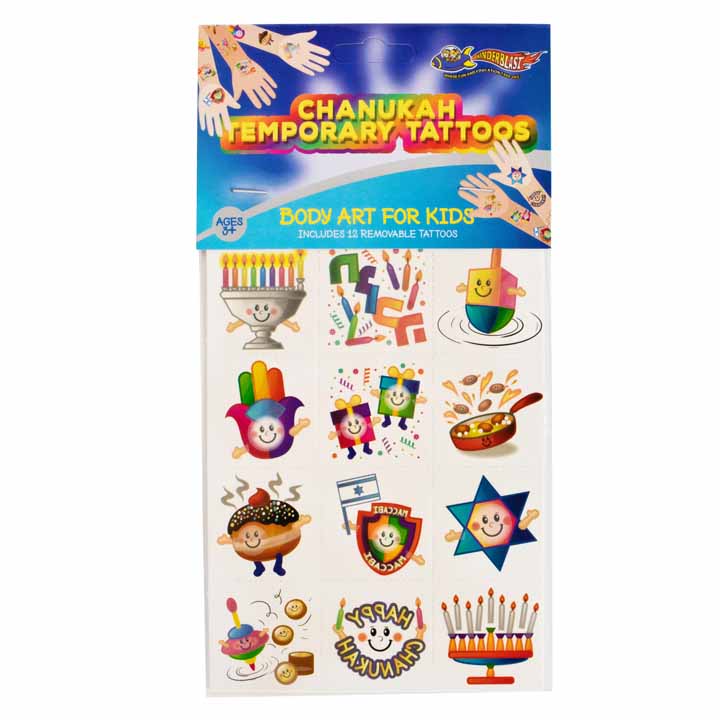 Temporary Tattoos Chanukah