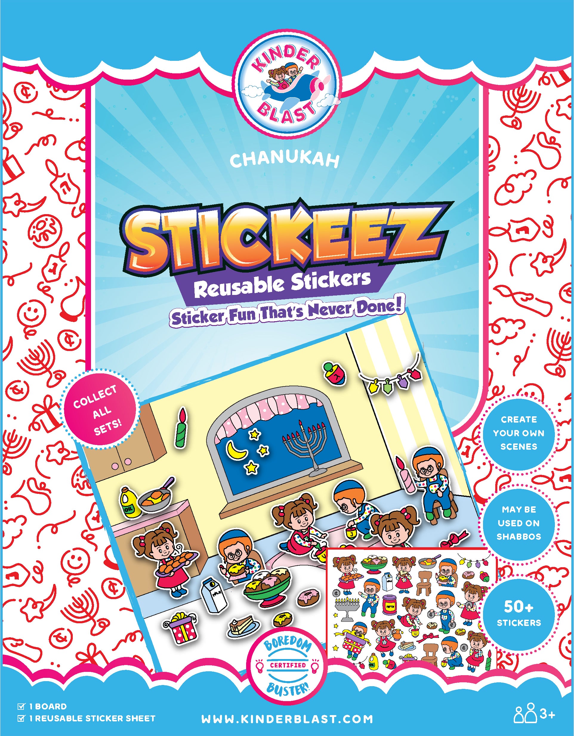 Sticker By Number, Shabbos – Kinderblast