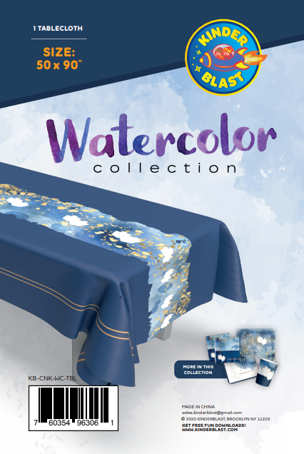 Watercolor Tablecloth